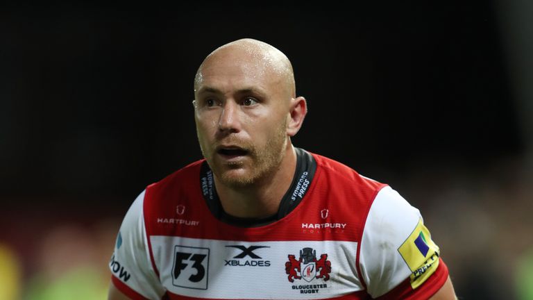 Gloucester scrum-half Willi Heinz                                                                                                                                                                                                