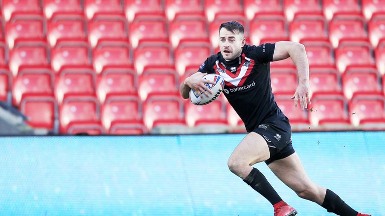 Ryan Morgan scored two tries for the Broncos against St Helens