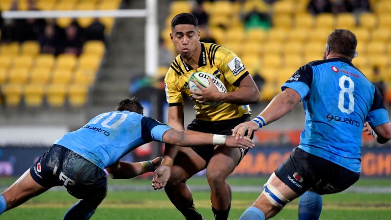 Salesi Rayasi had an eventful game for the Hurricanes in their Super Rugby quarter-final