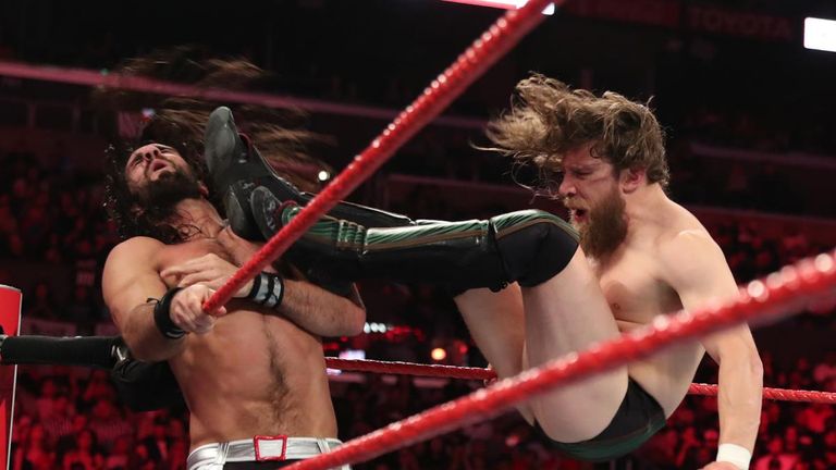 Daniel Bryan challenged Seth Rollins for his Universal title on last night's Raw