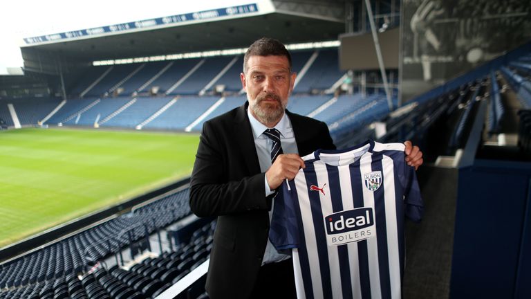 Newly appointed West Bromwich Albion manager Slaven Bilic during a press conference at The Hawthorns