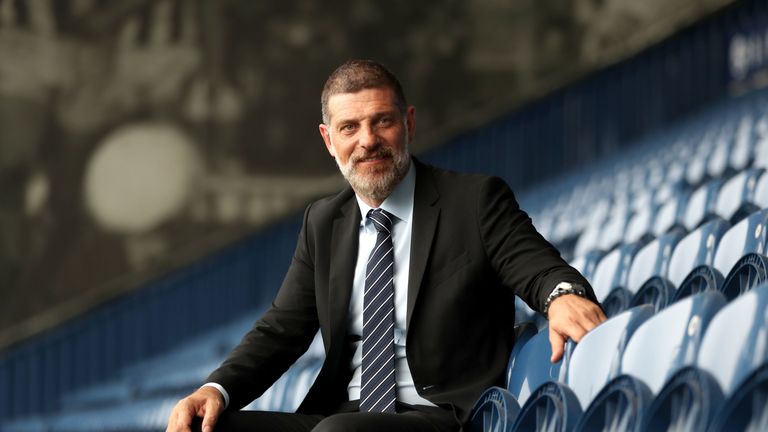 Newly appointed West Bromwich Albion manager Slaven Bilic during a press conference at The Hawthorns