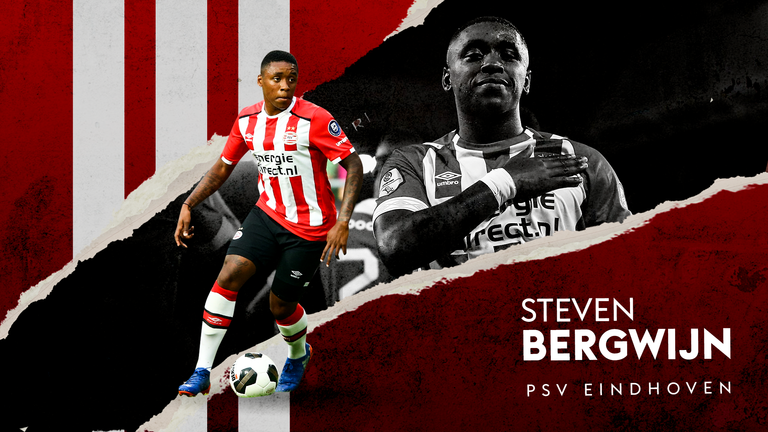 PSV Eindhoven forward Steven Bergwijn has been linked with a summer move