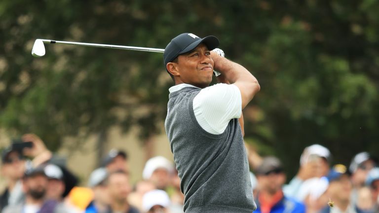  Woods was out of sorts with his irons on day one