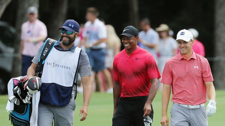during the final round of THE PLAYERS Championship on the Stadium Course at TPC Sawgrass on May 13, 2018 in Ponte Vedra Beach, Florida.