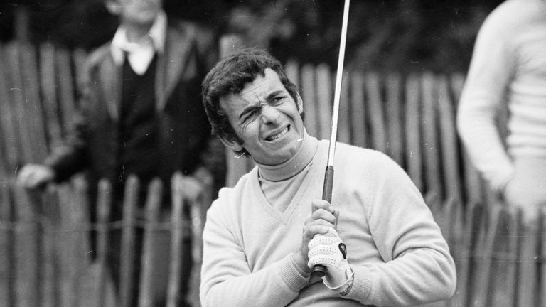 Tony Jacklin was among those who struggled at Winged Foot, missing the cut