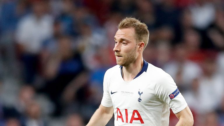 Tottenham's Christian Eriksen