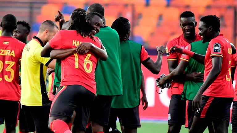 Uganda won at the Africa Cup of Nations finals for the first time in more than 40 years