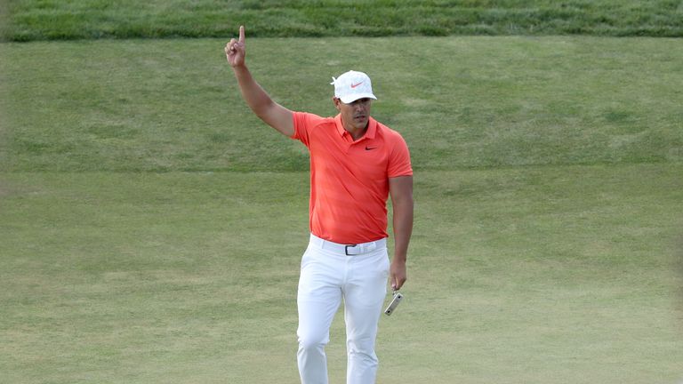 during the third round of the 2018 US Open at Shinnecock Hills Golf Club on June 16, 2018 in Southampton, New York.