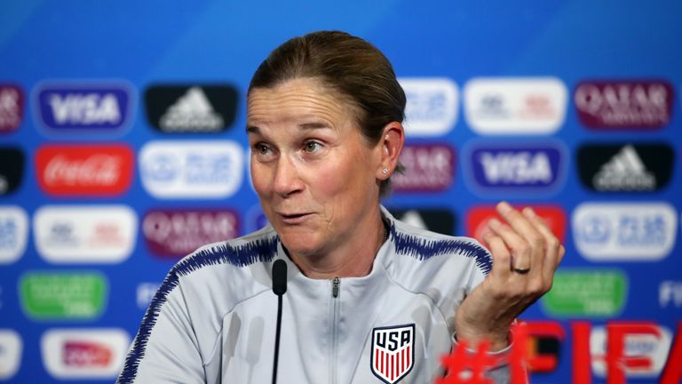 USA coach Jill Ellis has been forced to defend her team's approach and attitude ahead of their Women's World Cup semi-final meeting with England.
