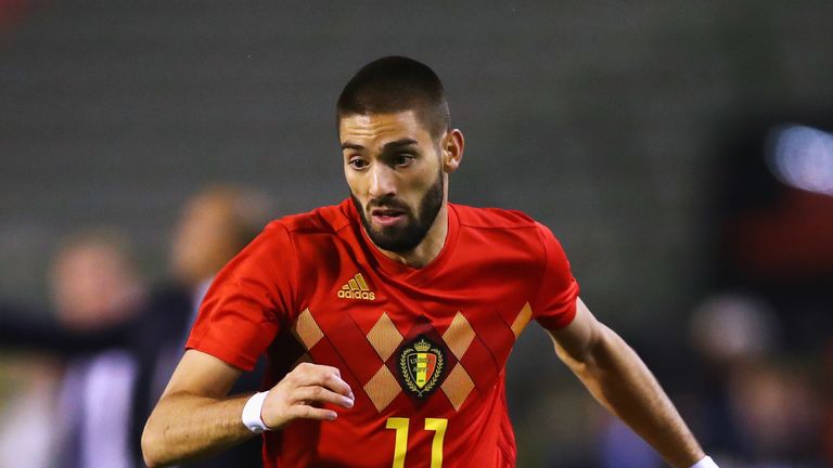 Yannick Carrasco featured for Belgium in last summer&#39;s World Cup.