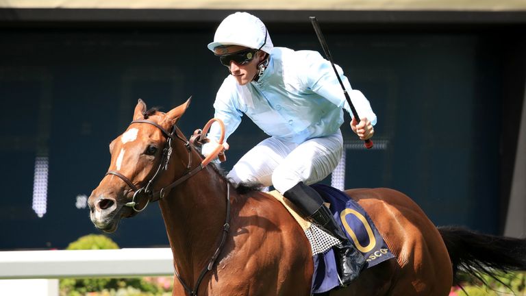 Watch Me ridden by Pierre-Charles Boudot wins the Coronation Stakes