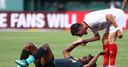 Horror tackle mars Liverpool defeat