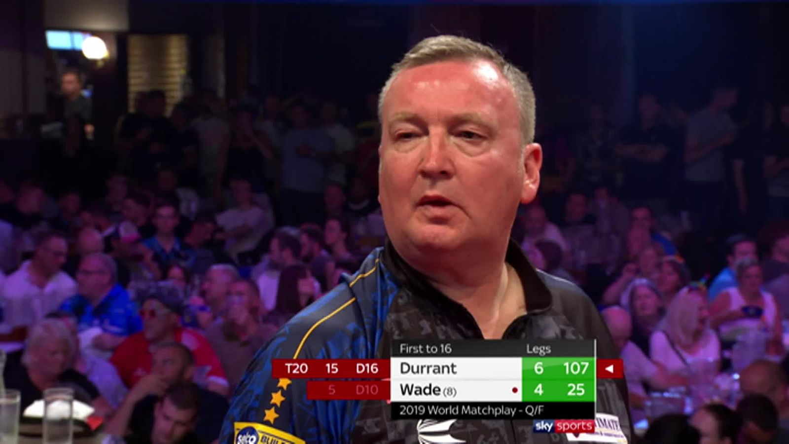 Durrant goes 7-4 up with 107 checkout | Darts News | Sky Sports