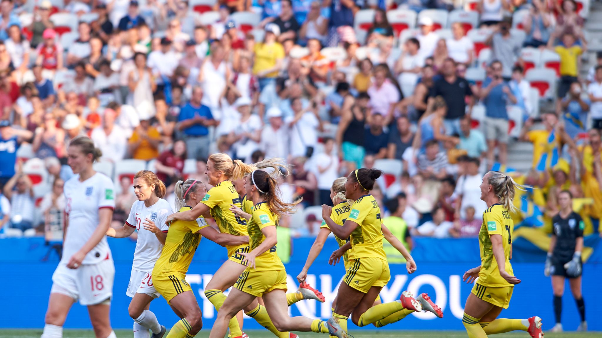 England Women 1 2 Sweden Women Match Report & Highlights
