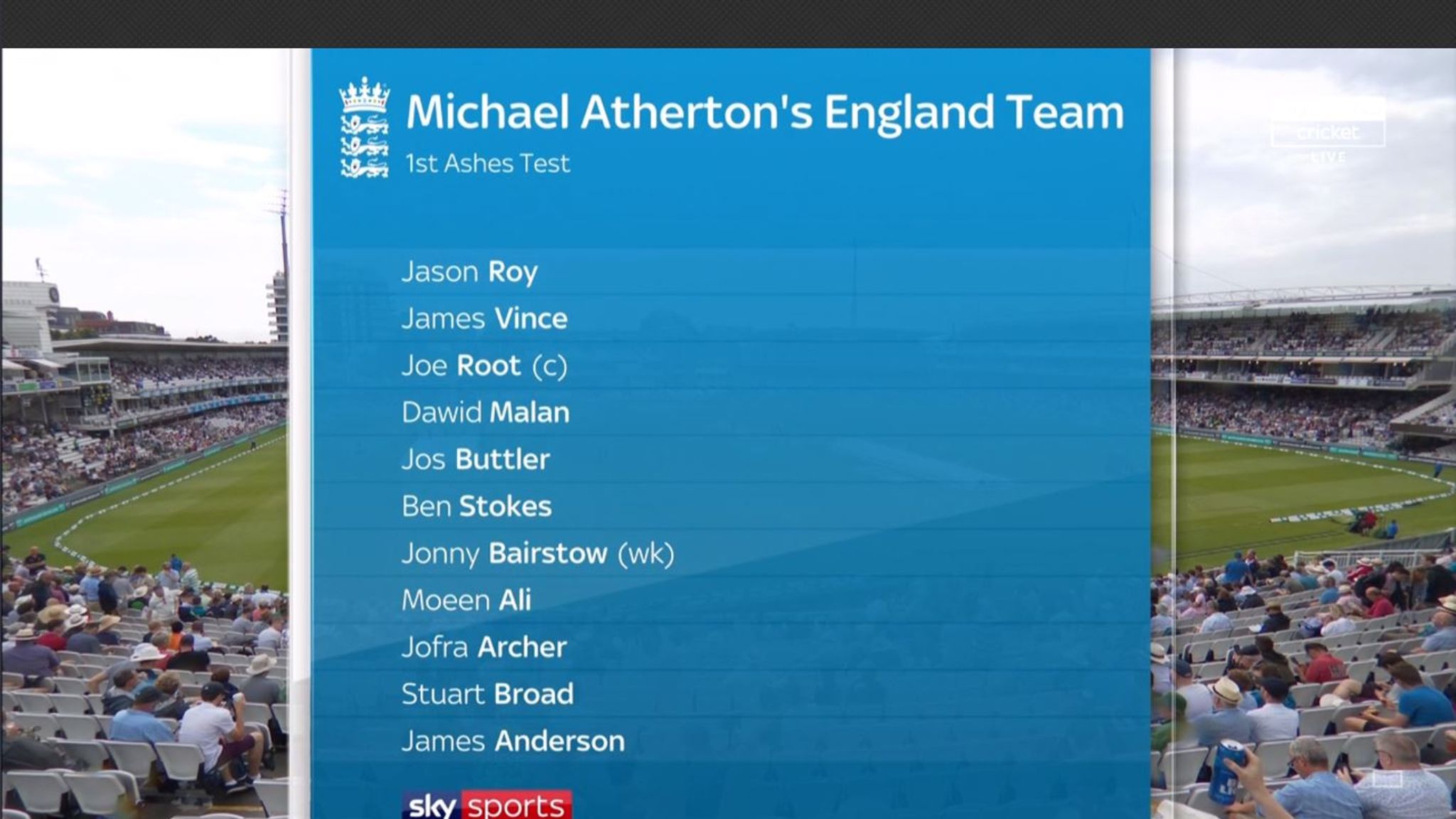 The Ashes 2019 Michael Atherton, Nasser Hussain and David Lloyd pick