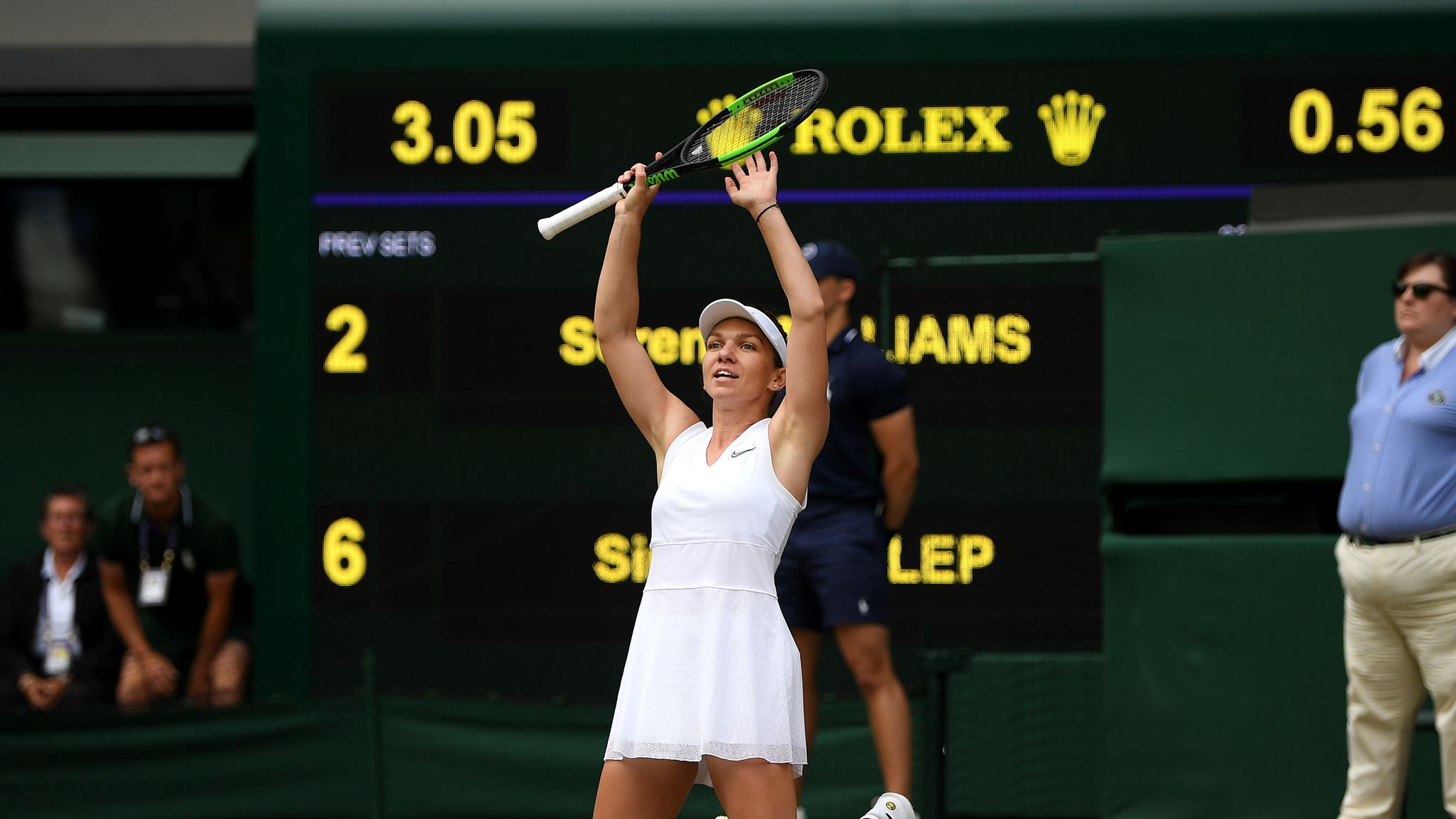 Simona Halep Beats Serena Williams To Win First Wimbledon Title ...