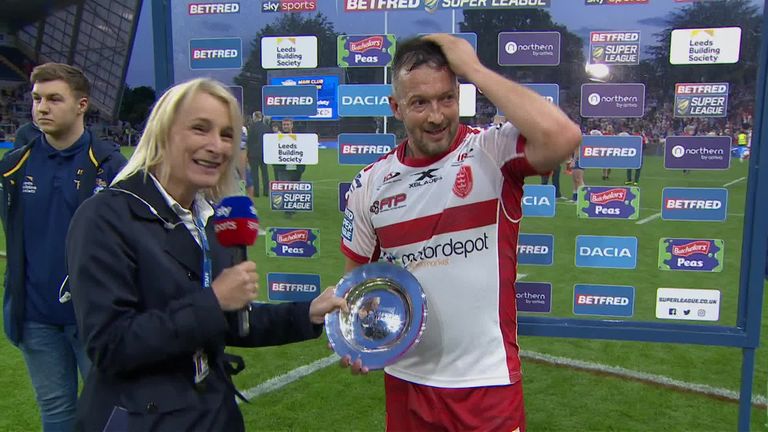 Danny McGuire reflects on Hull KR's win in the Super League match against Leeds Rhinos.