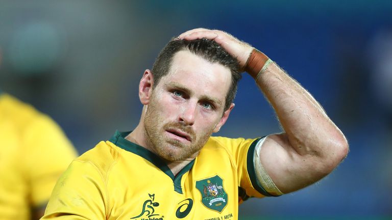 during The Rugby Championship match between the Australian Wallabies and Argentina Pumas at Cbus Super Stadium on September 15, 2018 in Gold Coast, Australia.