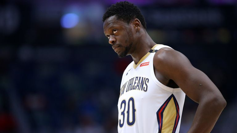 Julius Randle in action for the New Orleans Pelicans