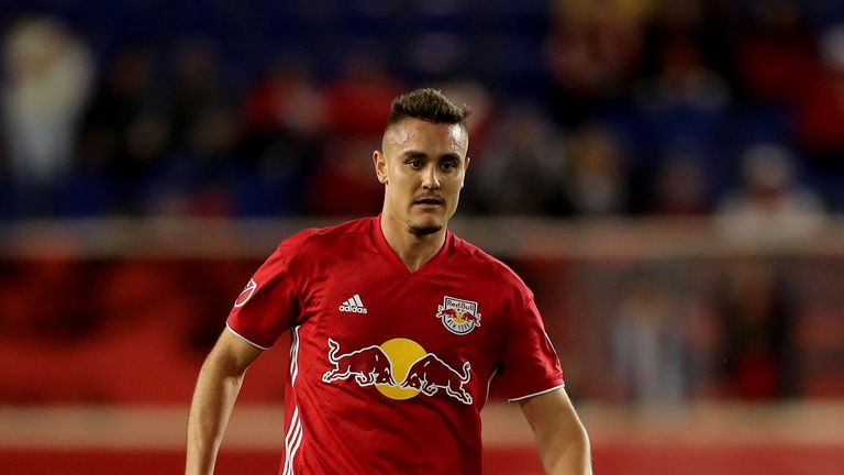 Aaron Long in action for New York Red Bulls