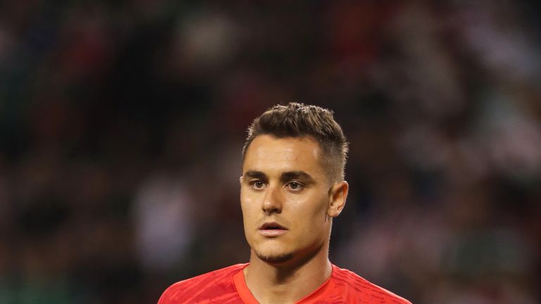 USA defender Aaron Long in action in the 1-0 defeat to Mexico in the Gold Cup Final