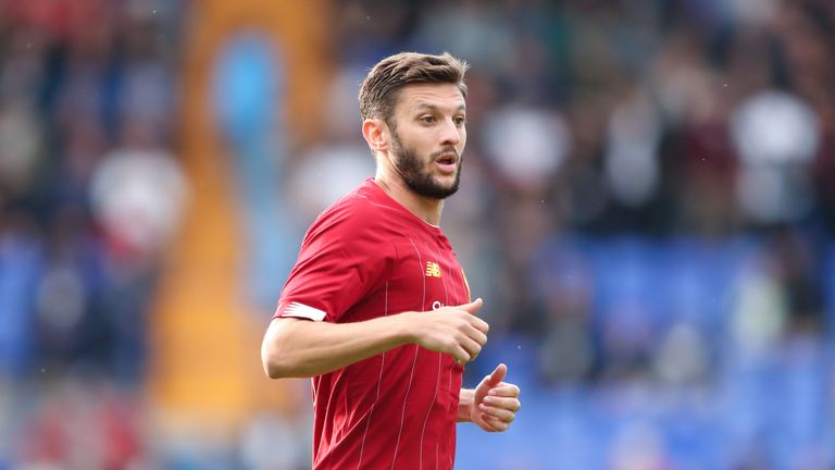BIRKENHEAD, ENGLAND - JULY 11: Adam Lallana of Liverpool during the Pre-Season Friendly match between Tranmere Rovers and Liverpool at Prenton Park on July 11, 2019 in Birkenhead, England. (Photo by James Williamson - AMA/Getty Images)