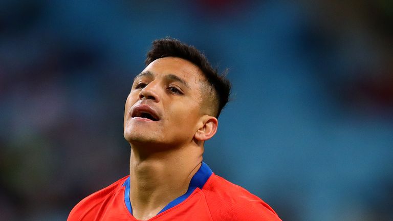 Alexis Sanchez's chances of lifting a third straight Copa America were dashed