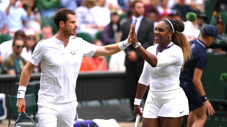 Andy Murray and Serena Williams