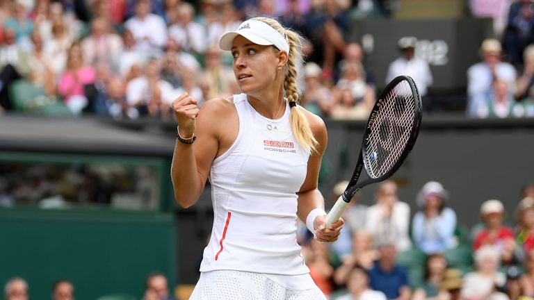 Angelique Kerber started the defence of her title in style