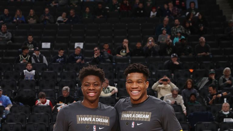 Kostas Antetokounmpo is the younger brother of reigning NBA MVP Giannis Antetokounmpo