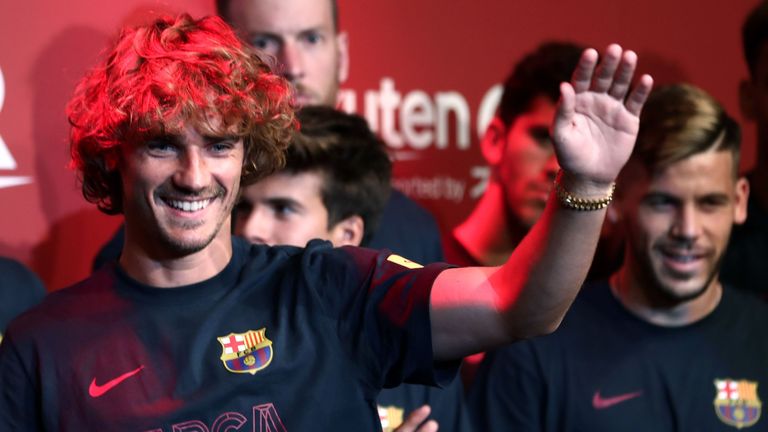 Antoine Griezmann signed for Barcelona from Atletico Madrid