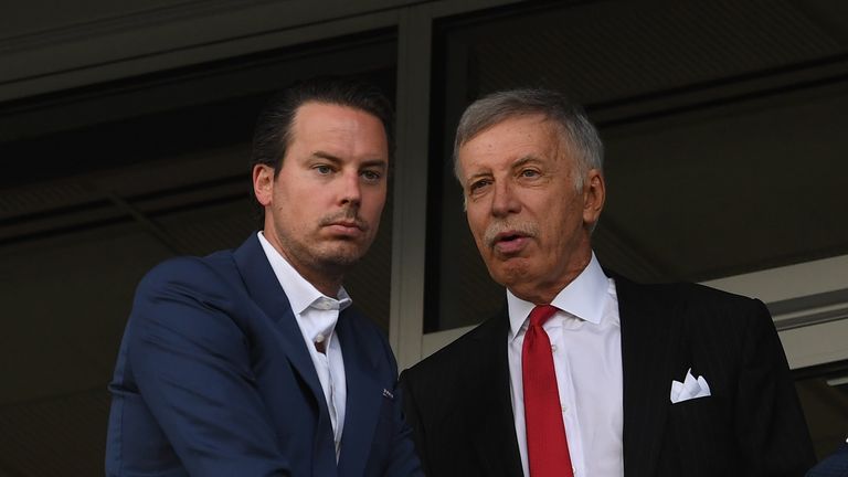 Arsenal Director Josh Kroenke has come to the defence of his father and owner of Arsenal, Stan Kroenke, over the running of the club.