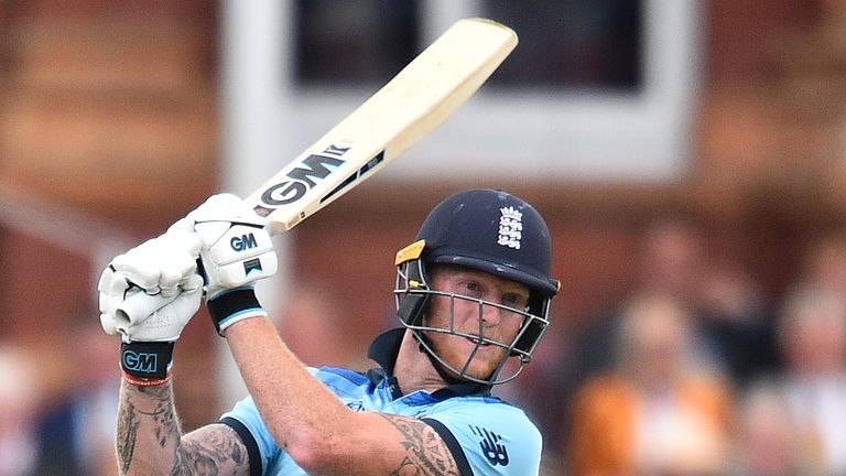 Stokes scored as England matched New Zealand's score of 241