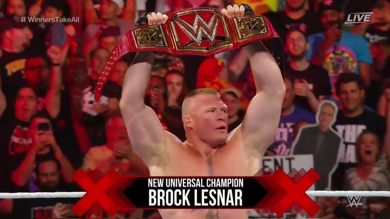 Brock Lesnar won the Universal title after a successful Money In The Bank briefcase cash-in