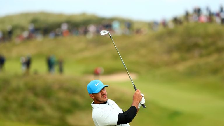 Brooks Koepka is bidding for his second major win of the year 