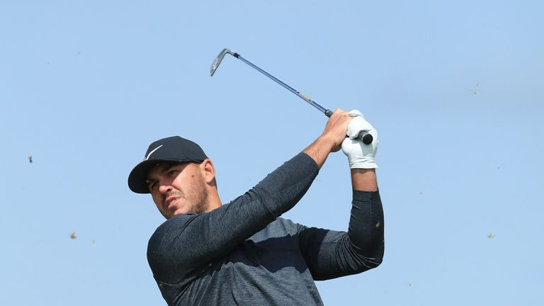 Koepka is two shots off the lead after 18 holes 