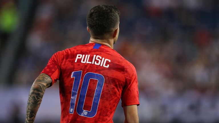 pulisic national team jersey