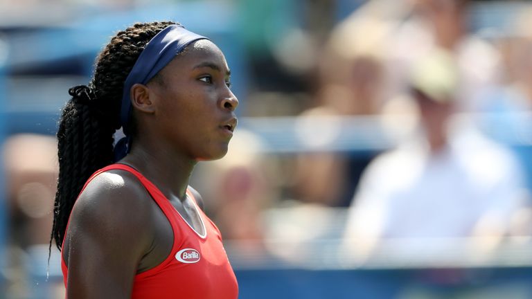 Cori Gauff was making her third WTA main draw appearance after Miami and Wimbledon