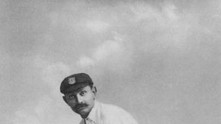 Prince Ranji made his Test debut for England in 1896