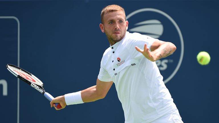 Dan Evans was broken five times by his Japanese opponent