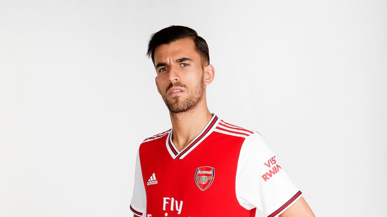 ST ALBANS, ENGLAND - JULY 23: Arsenal unveil new loan signing Dani Ceballos at London Colney on July 23, 2019 in St Albans, England. (Photo by Alan Walter - Arsenal FC/Arsenal FC via Getty Images)