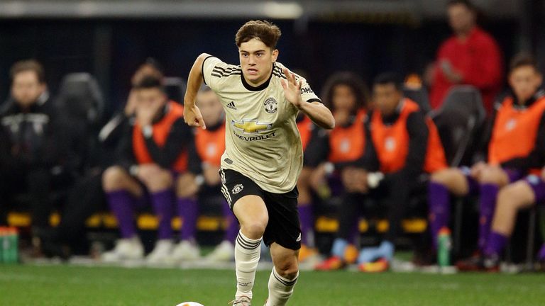 Daniel James impressed in his Manchester United debut against Perth Glory