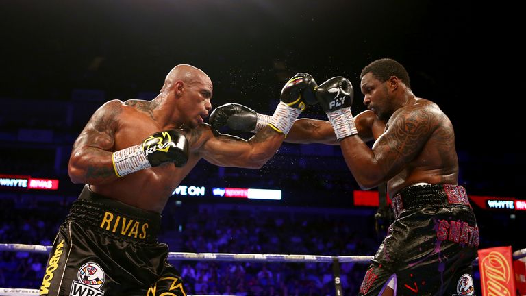 Dillian Whyte v Oscar Rivas, WBC Interim Heavyweight Title,  O2 Arena, London..20th July 2019..Picture By Dave Thompson. .