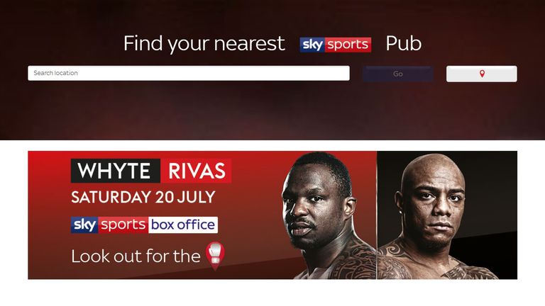 Dillian Whyte, Pubfinder 