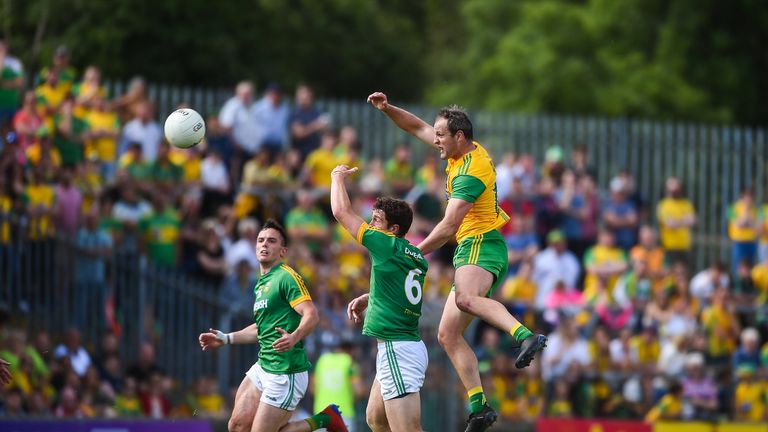 Michael Murphy dominated in the air