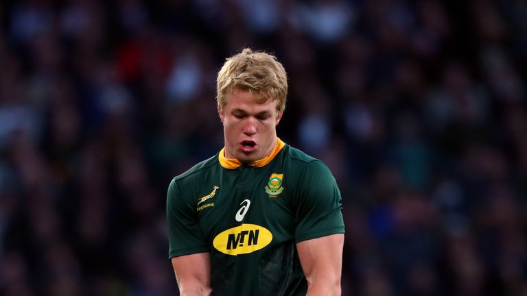  during the Quilter International match between England and South Africa at Twickenham Stadium on November 3, 2018 in London, United Kingdom.