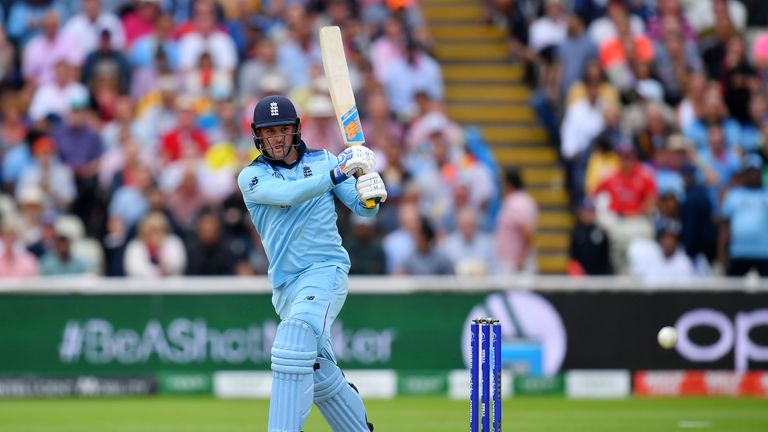 Jason Roy helped get England's campaign back on track after back-to-back defeats