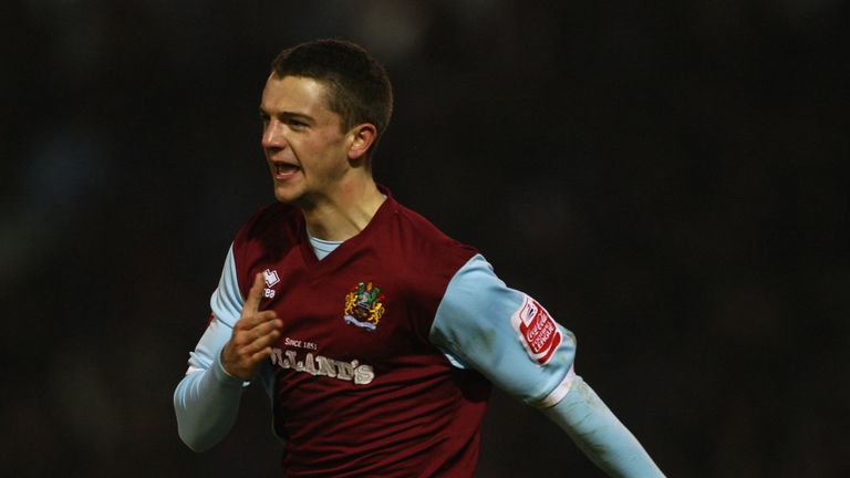 Jay Rodriguez pictured playing for Burnley in 2009