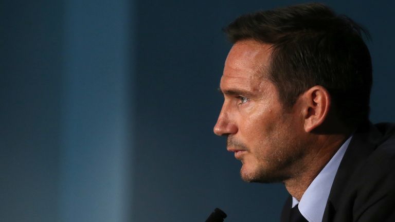 Frank Lampard says he has a clear idea of expectations as Chelsea head coach